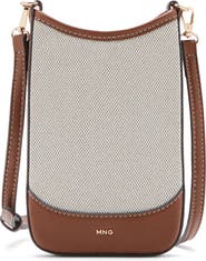 MANGO Phone Crossbody Bag