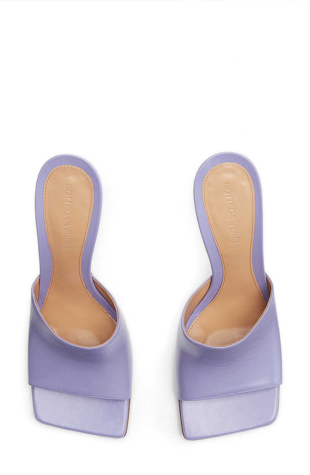 Stretch Square Toe Slide Sandal, Alternate, color, LAVENDER