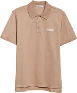 Givenchy Regular Fit Logo Patch Cotton Piqué Polo
