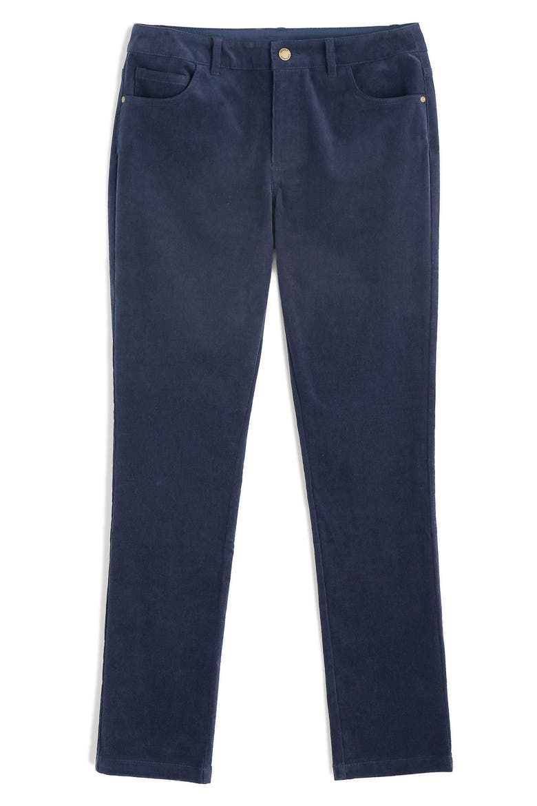 Lamledra Needlecord Slim Fit Pants, Alternate, color, MARITIME