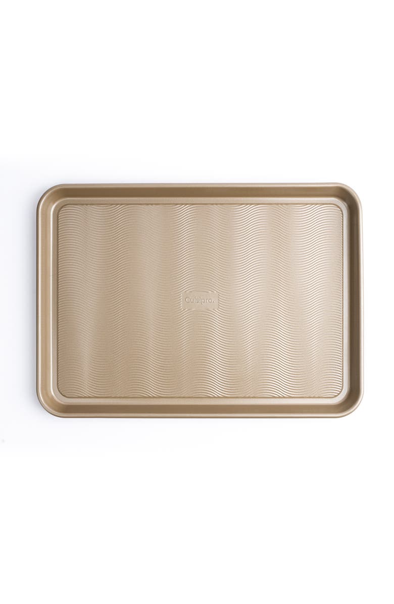CUISIPRO 17.5 x 11.75-Inch Rectangular Steel Nonstick Baking Sheet Pan, Main, color, Brown