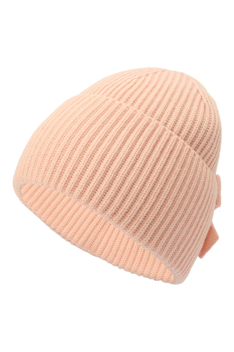 Bow Rib Beanie, Alternate, color, ENGLISH ROSE