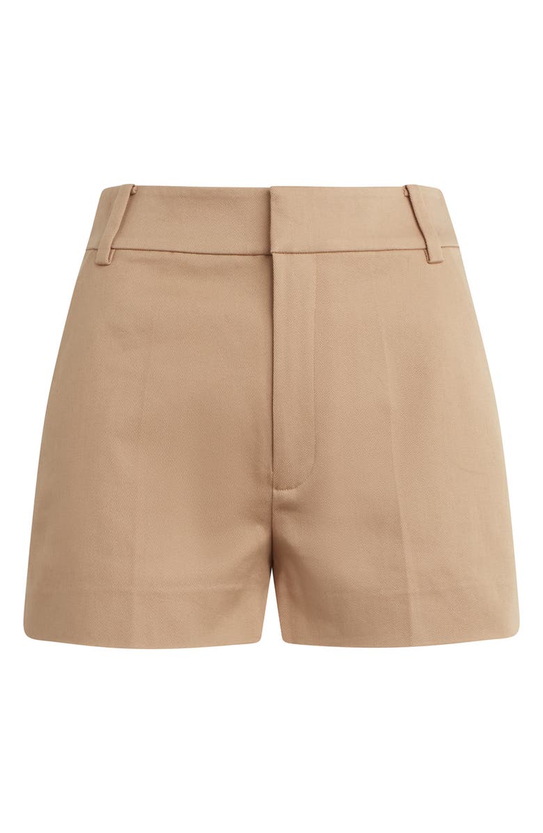 Favorite Daughter Stretch Cotton Blend Twill Shorts, Alternate, color, Beige