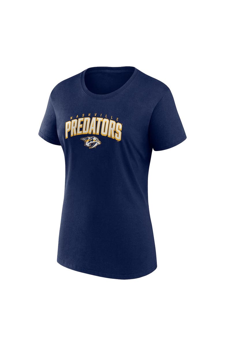 FANATICS Women's Fanatics Branded Gold/Navy Nashville Predators Two-Pack Fan T-shirt Set, Alternate, color, Gold
