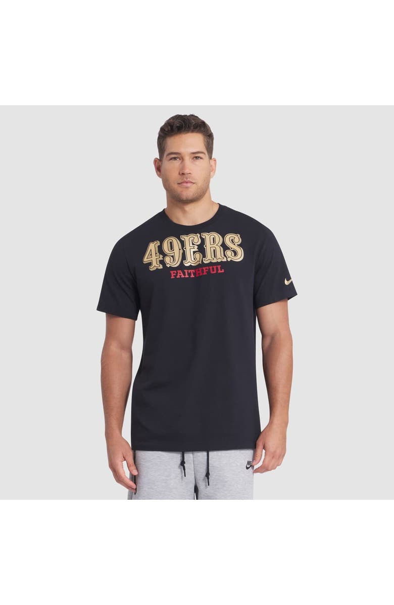 Nike Men's Nike Black San Francisco 49ers 2025 Rivalries Collection Essential T-Shirt, Main, color, Black