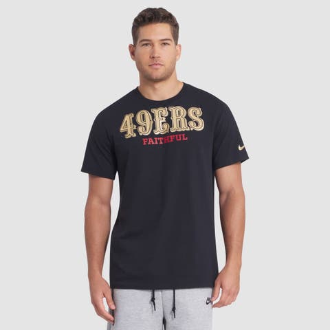 Men's Nike Black San Francisco 49ers 2025 Rivalries Collection Essential T-Shirt
