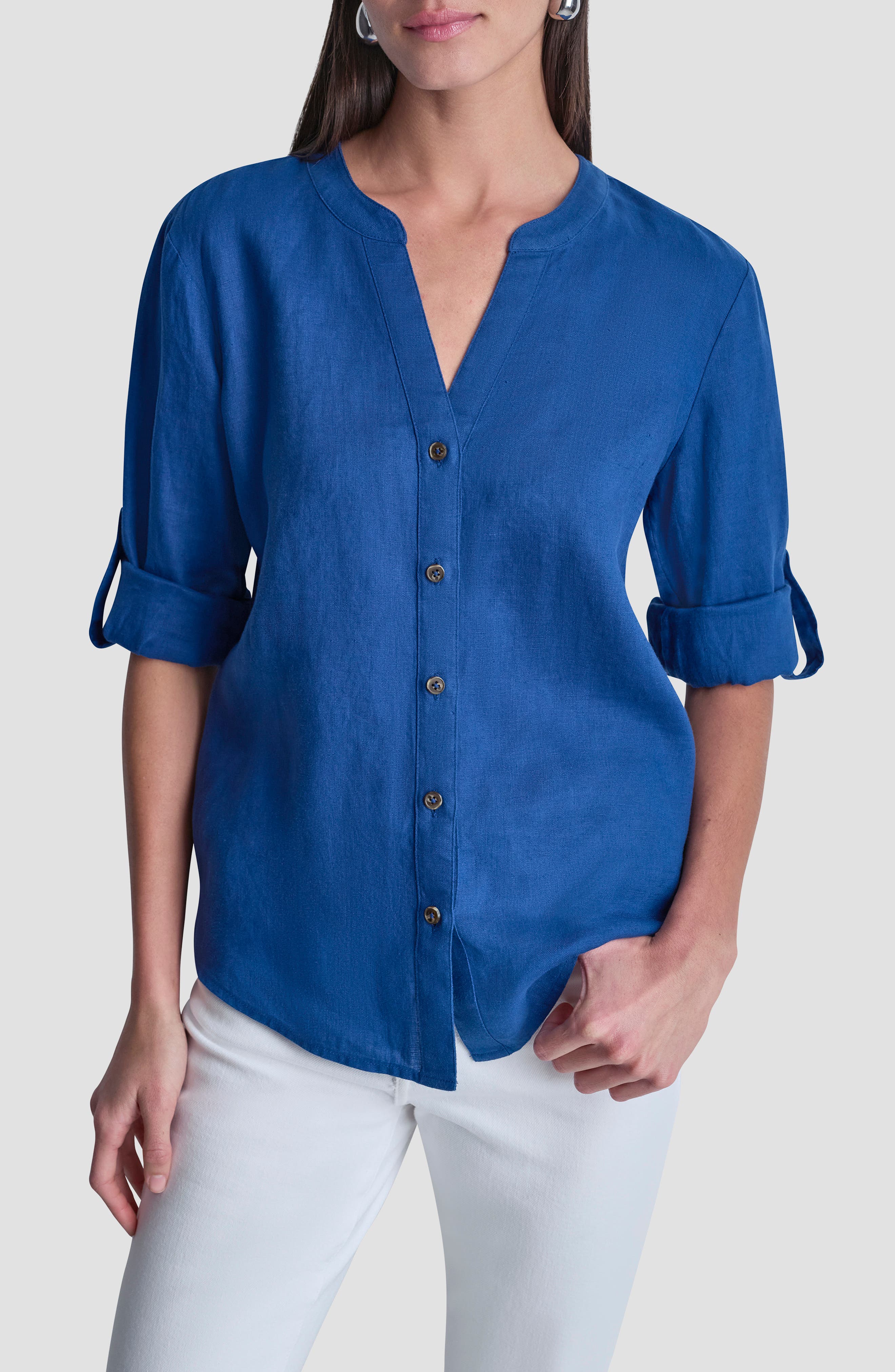 Linen Button-Up Shirt - image 3
