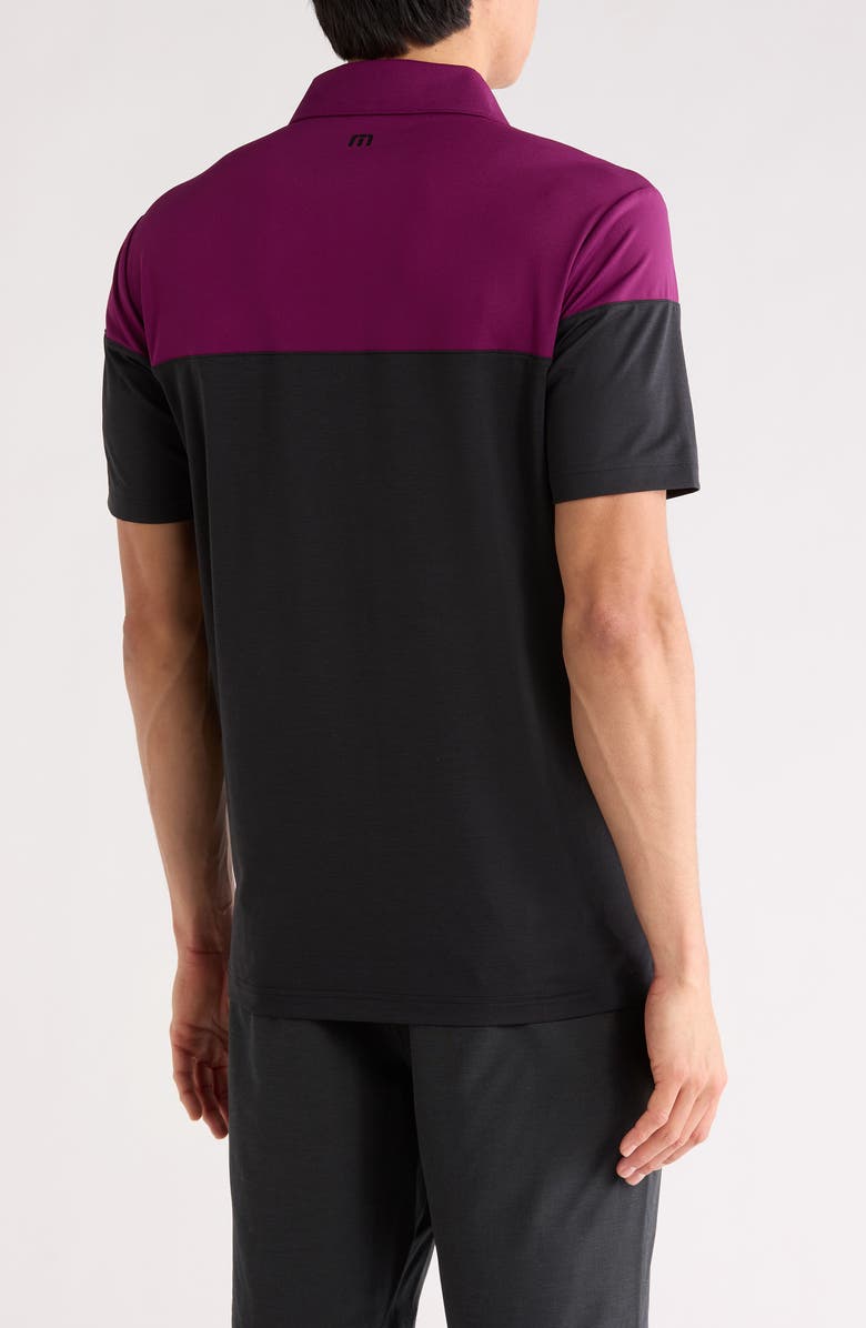 TravisMathew Pushback Knit Polo, Alternate, color, Black
