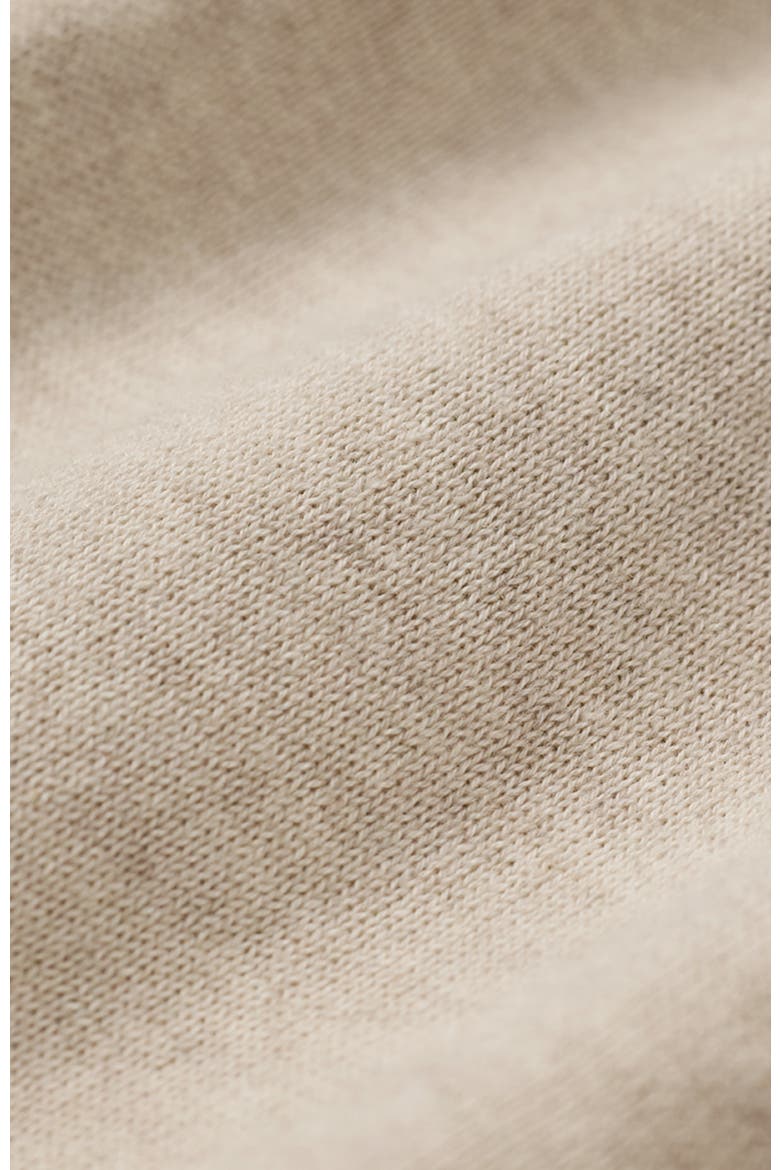 Organic Cotton Classic Fine Knit Shell, Alternate, color, Sandshell Heather