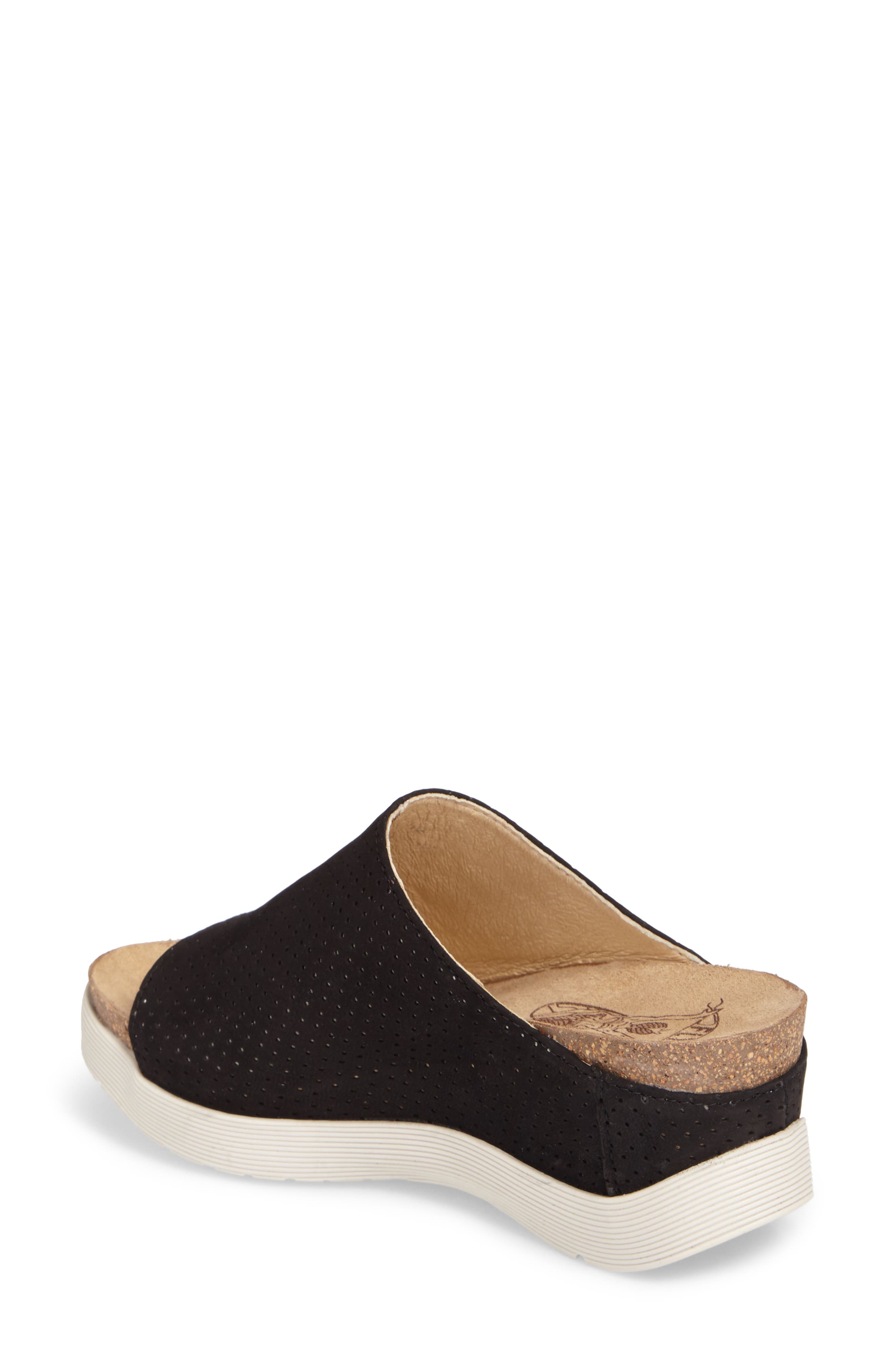 Whin Platform Sandal, Alternate, color, BLACK CUPIDO LEATHER