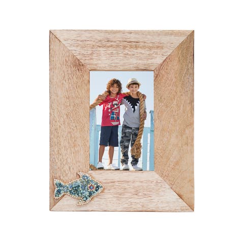4X6 Beaded Fish Frame