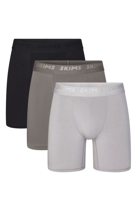 3-Pack 5-Inch Stretch Modal Boxer Briefs (Regular & Big)