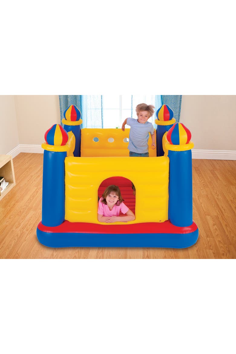 Jumpolene Castle Bouncer, Inflatable, 120Lb Capacity, Kids, Alternate, color, Multicolored