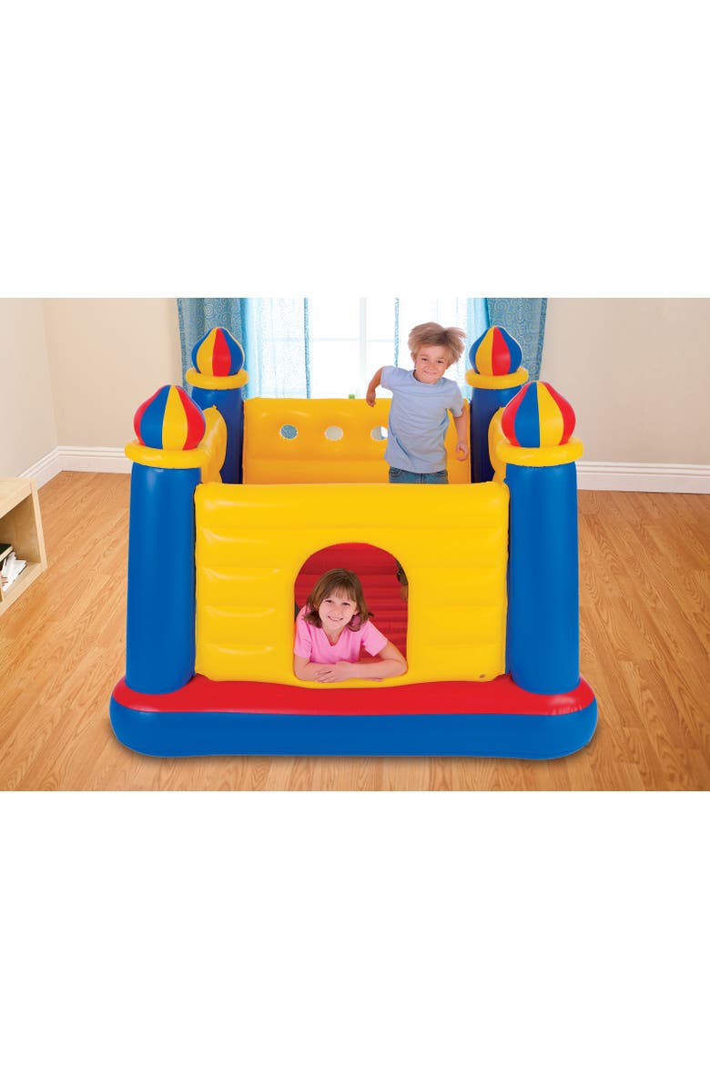 Intex Jumpolene Castle Bouncer, Inflatable, 120Lb Capacity, Kids, Alternate, color, Multicolored