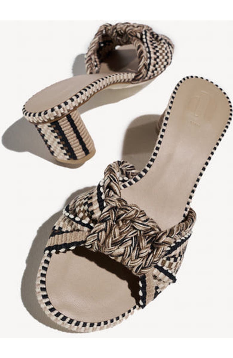 Amambaih Jimena Heel Mules, Alternate, color, Sand