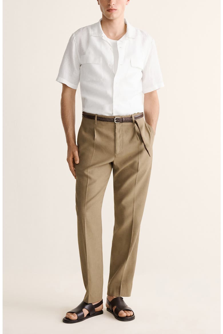 LINEN BOWLING-COLLAR SHIR, Alternate, color, WHITE