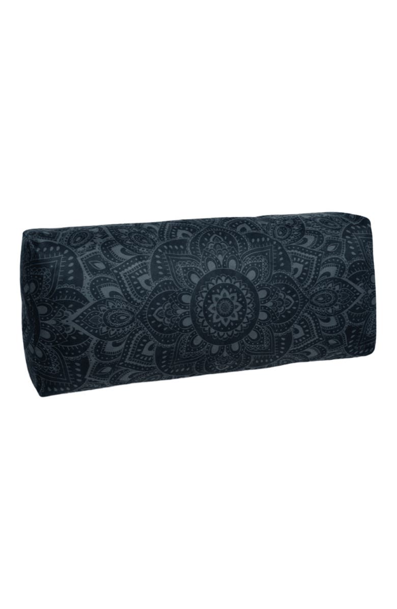 Yoga Design Lab Yoga Bolster, Main, color, Mandala Charcoal