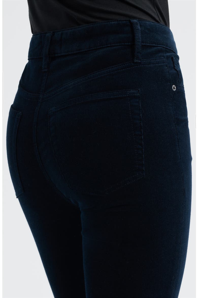 The Reboot High Waist Bootcut Corduroy Jeans, Alternate, color, NAVY