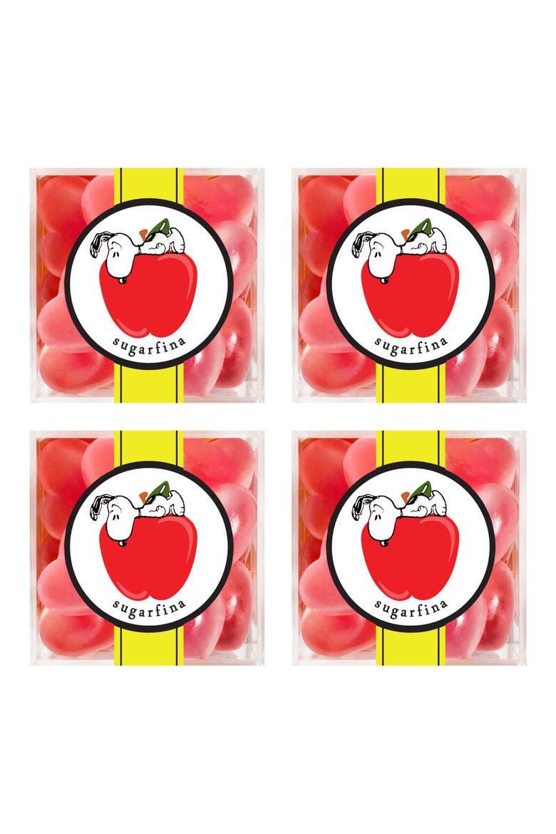 4-Pack Snoopy Strawberry Hearts Gummies, Main, color, NO COLOR