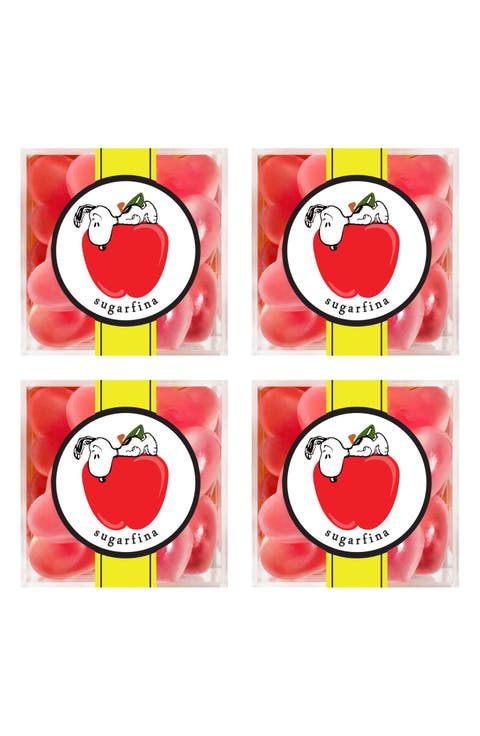 4-Pack Snoopy Strawberry Hearts Gummies