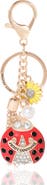 Juicy Couture Lucky Ladybug Charm Travel Keychain