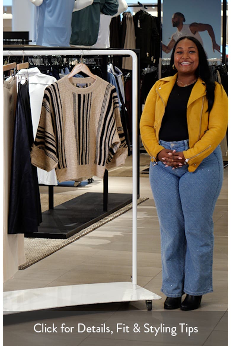Stripe Dolman Sleeve Sweater video