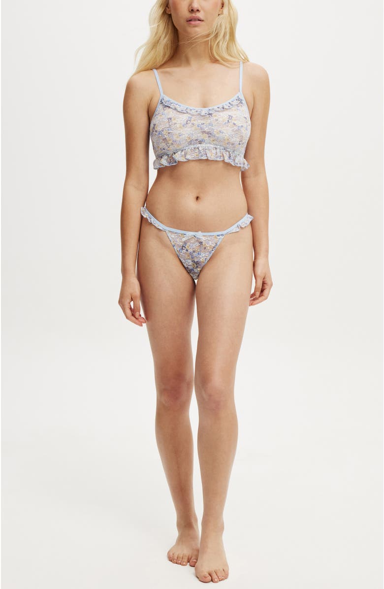 COTTON ON BODY Women's Stretch Lace Scoop Bralette, Alternate, color, 