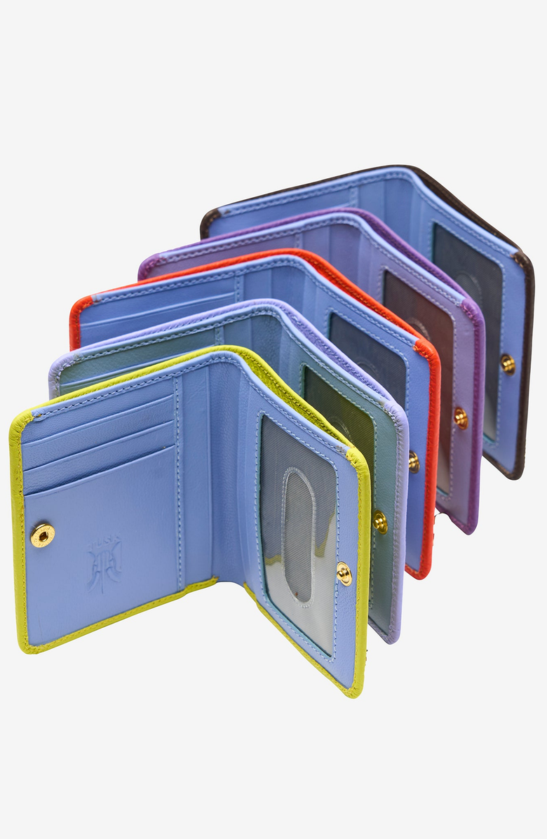 Tusk Ascot Snap Evening Wallet, Alternate, color, Espresso