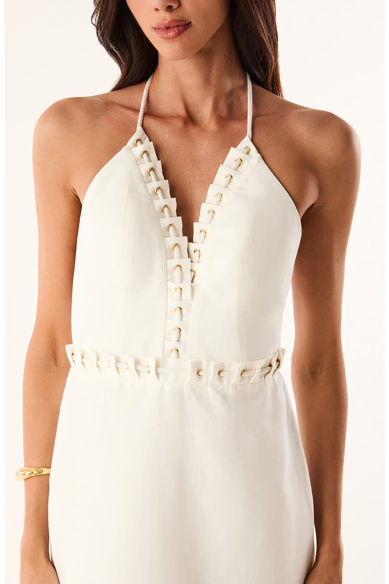 Alba Midi Dress Cover-Up, Alternate, color, OFF WHITE