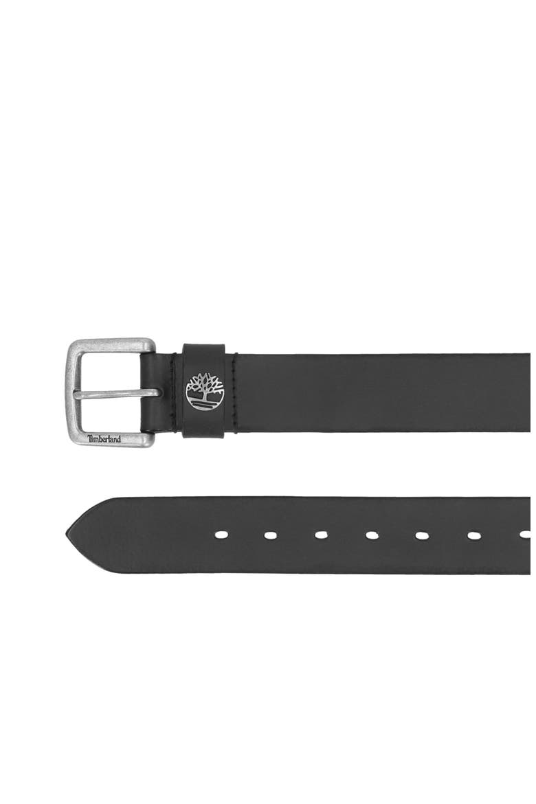 Leather Belt, Alternate, color, BLACK