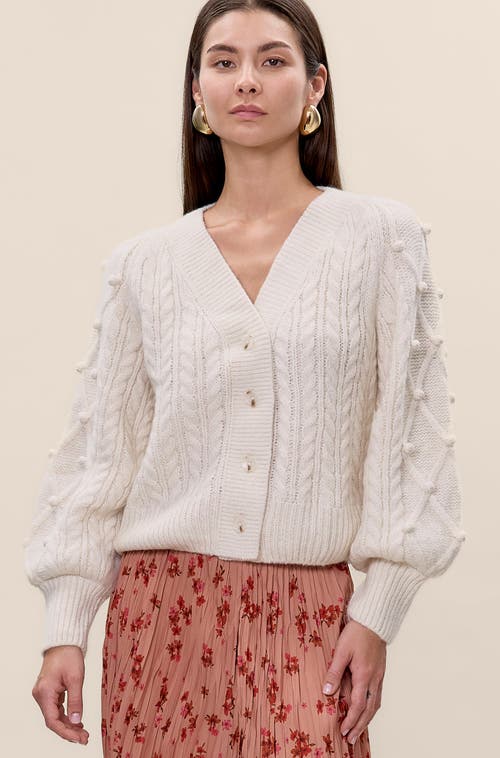 Rebecca Taylor Petra Cardigan In White