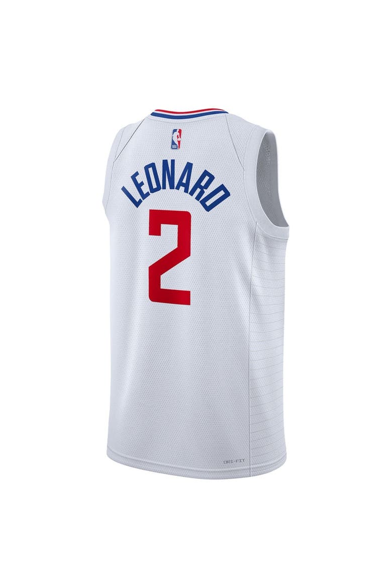 Unisex Nike Kawhi Leonard White LA Clippers Swingman Jersey - Association Edition, Alternate, color, White
