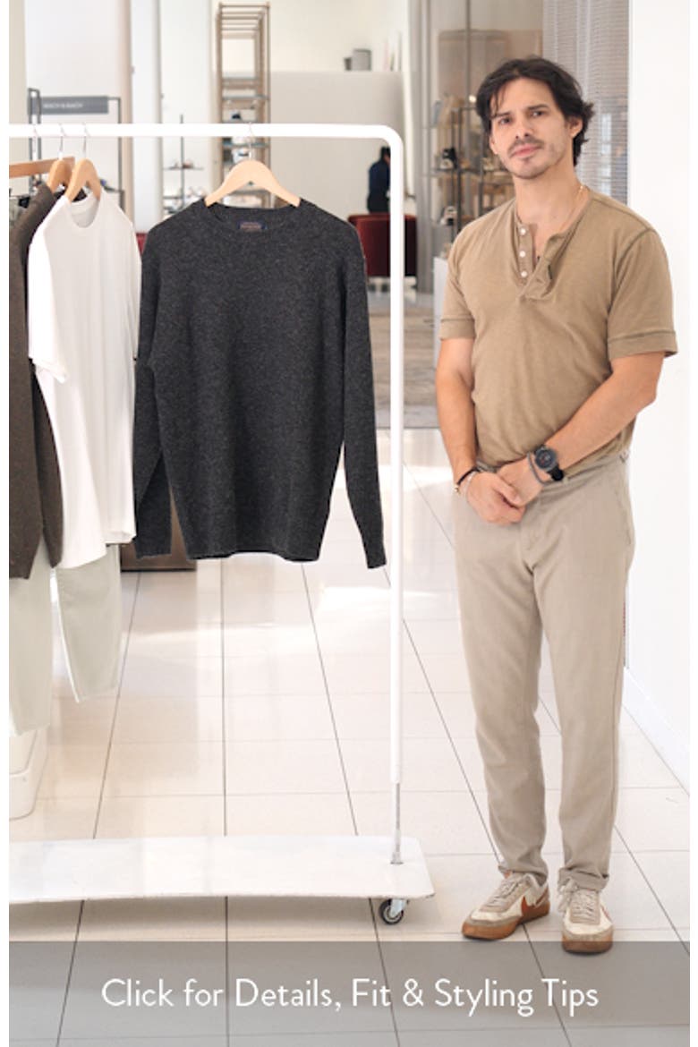 Wool Crewneck Sweater video