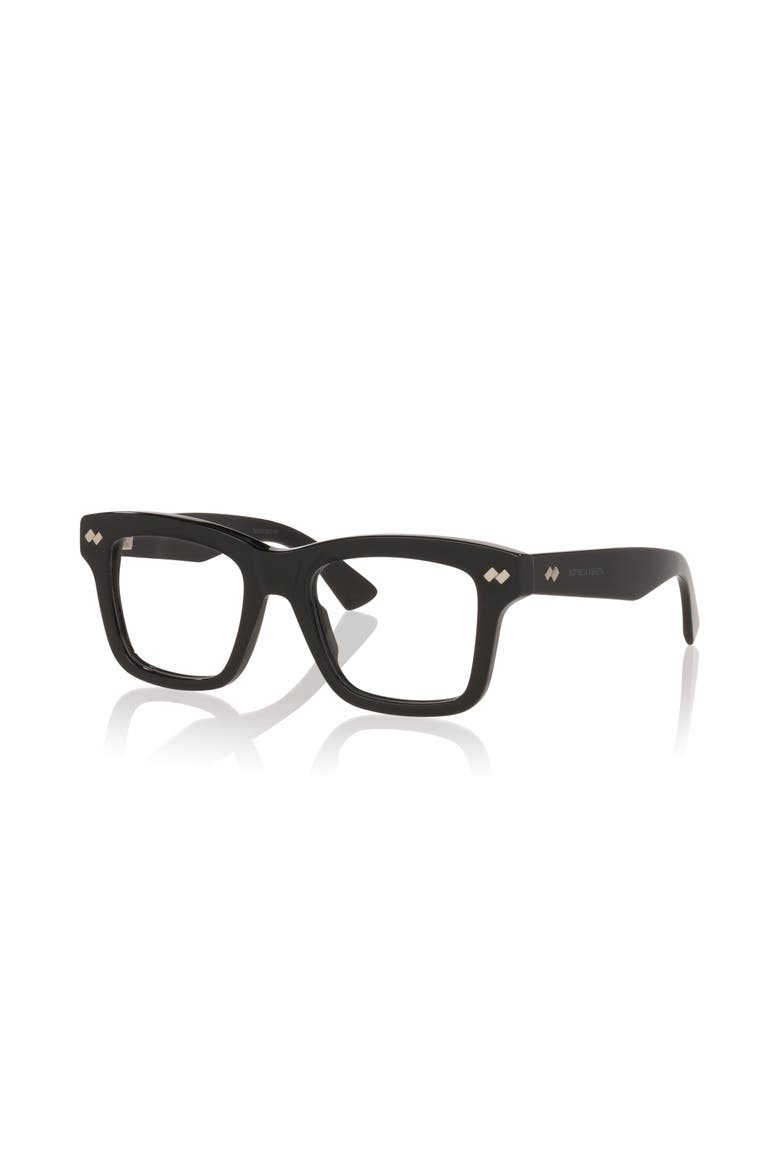 51mm Rectangle optical glasses, Main, color, Black