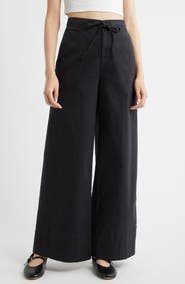 Treasure & Bond Drawstring Wide Leg Pants