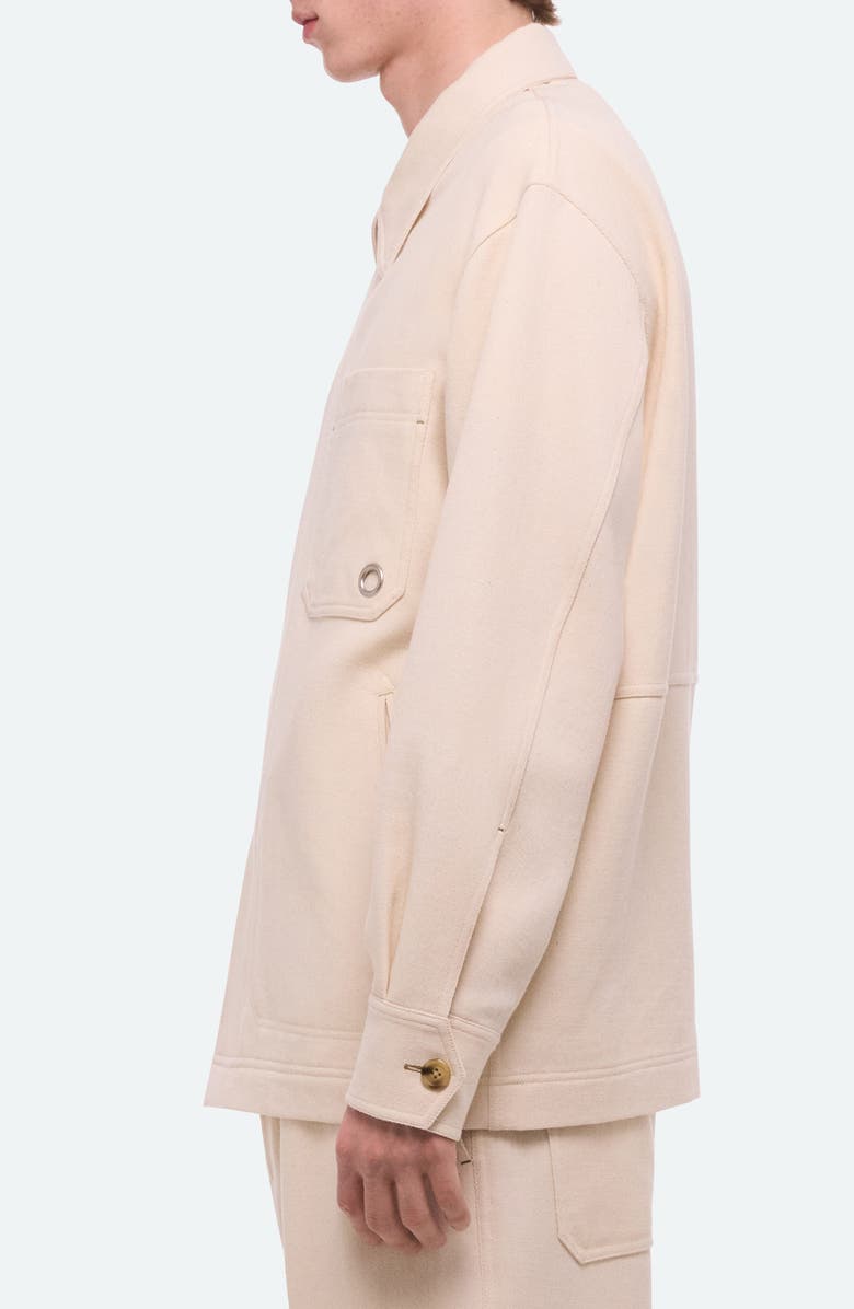 Helmut Lang Sailor Cotton Button-Up Overshirt, Alternate, color, 