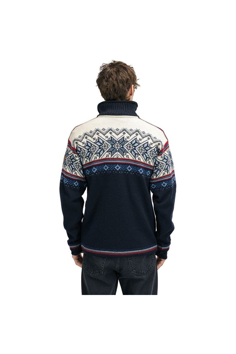 Men's Vail Weatherproof Sweater, Alternate, color, Navy Red/Off White/Indigo Blue
