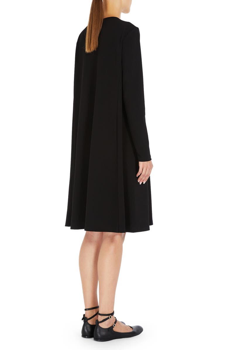 Max Mara Leisure Quarto Long Sleeve Jersey Swing Dress, Alternate, color, 