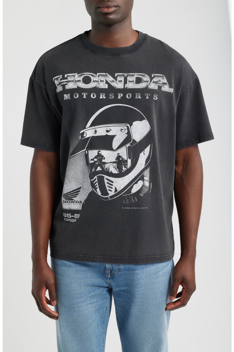 Honda Reflection Graphic T-Shirt, Main, color, BLACK WASH