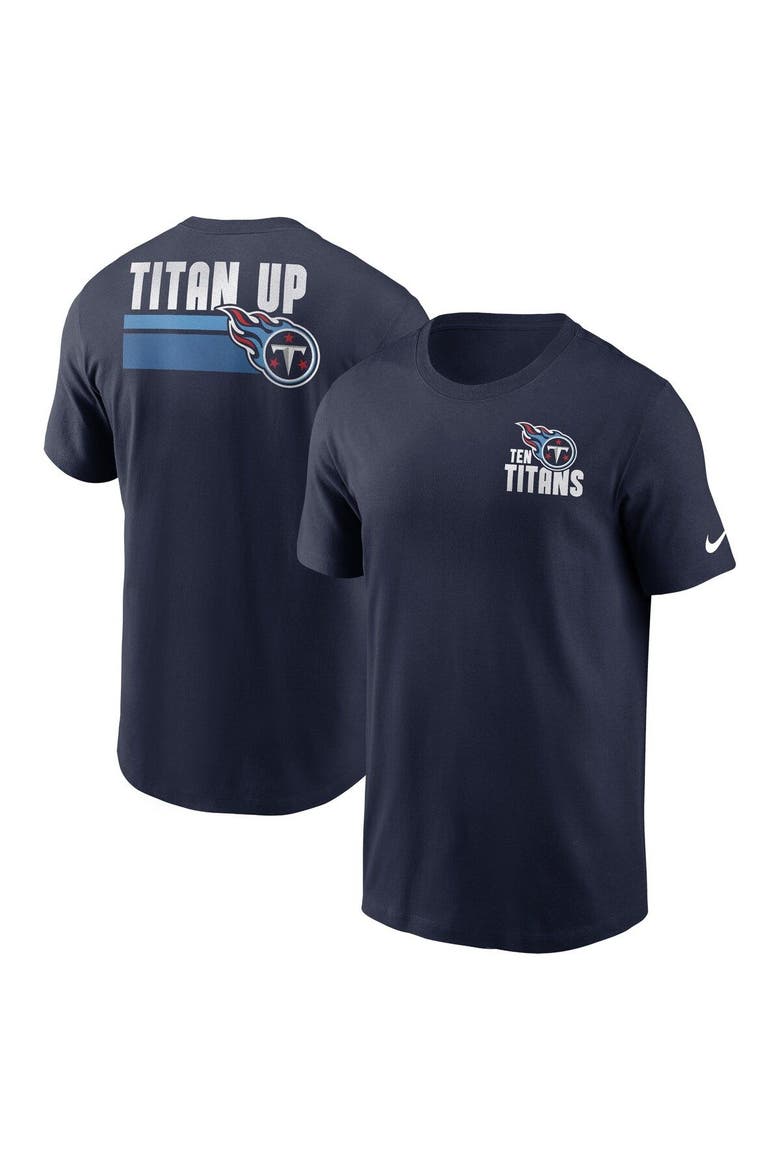 Men's Nike Navy Tennessee Titans Blitz Essential T-Shirt, Main, color, Navy