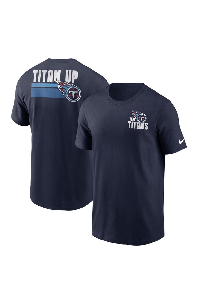 Nike Men's Nike Navy Tennessee Titans Blitz Essential T-Shirt, Main, color, Navy