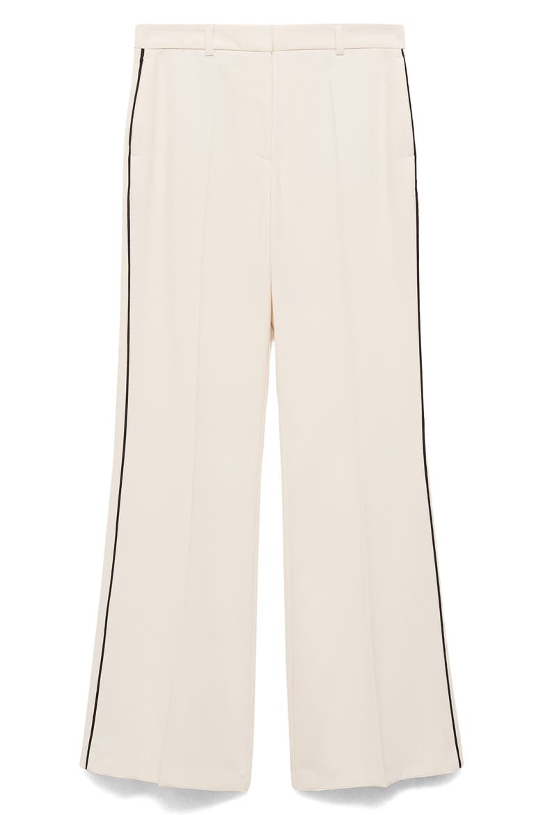 Side Stripe Knit Wide Leg Pants, Alternate, color, ECRU