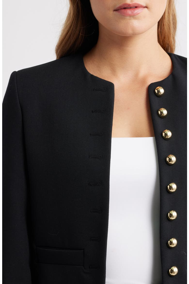 Grace Crop Jacket, Alternate, color, BLACK