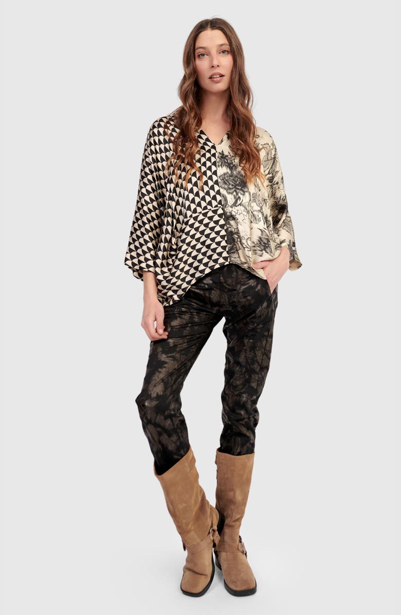 Alembika Fatima Draped Top, Alternate, color, Mix