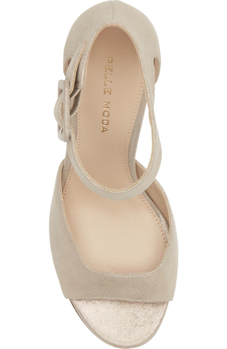 Pelle Moda Vinni Ankle Strap Sandal, Alternate, color, Dark Taupe