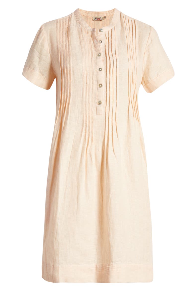 Gemina Linen Dress, Alternate, color, AMBER LIGHT BASKETWEAVE