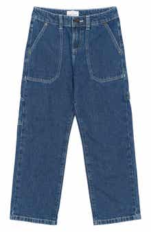 THE NEW Kids' Parks Contrast Stitch Straight Leg Jeans