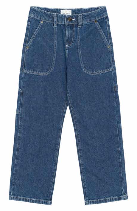 THE NEW Kids' Parks Contrast Stitch Straight Leg Jeans