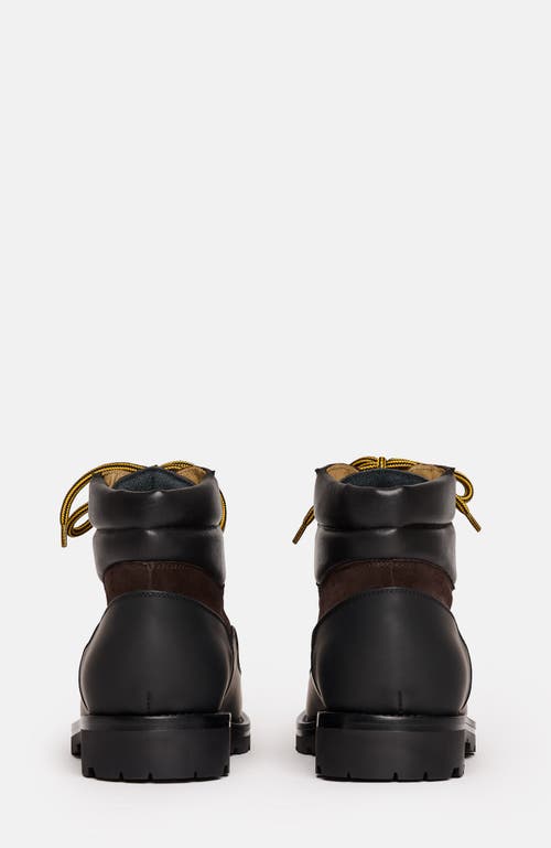 Scarosso Leather Suede Lace-up Boots In Brown