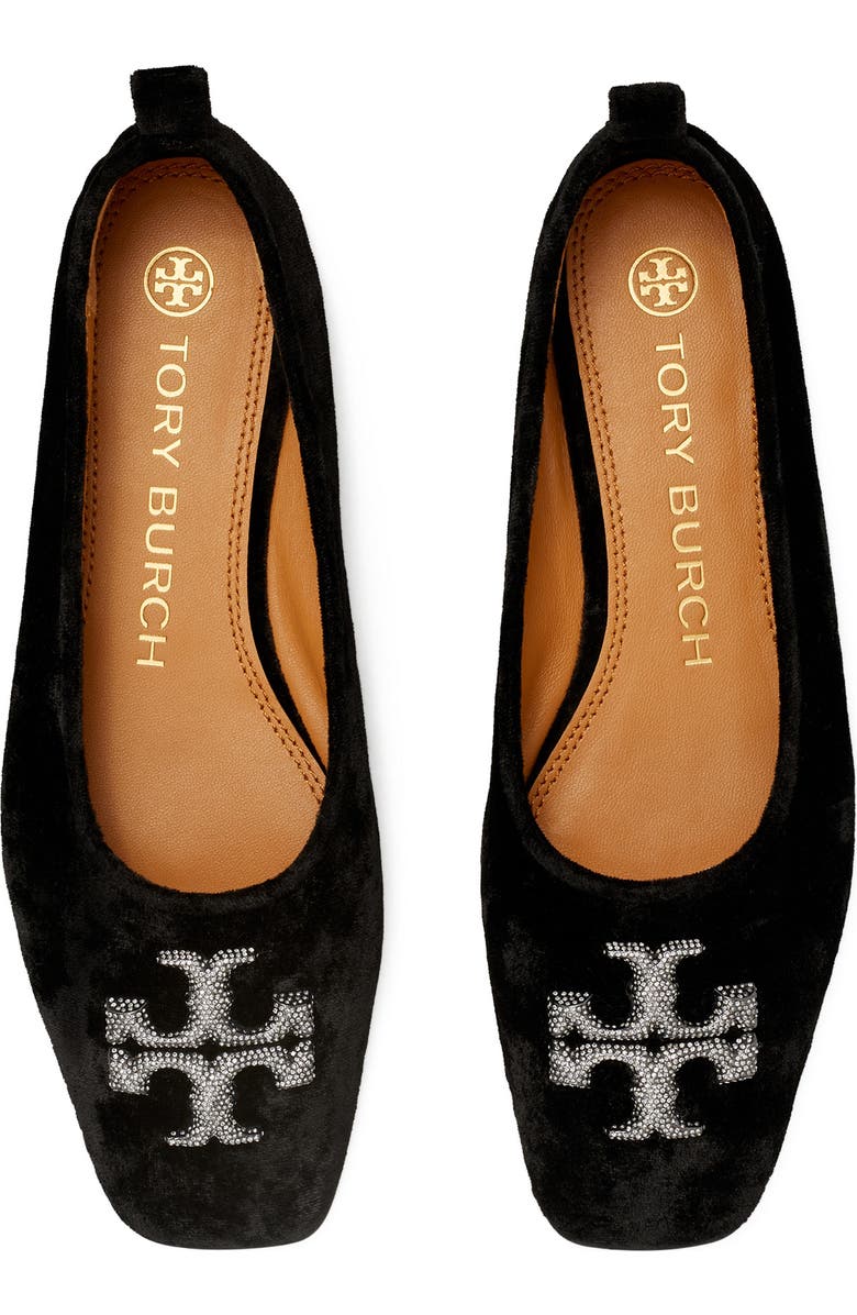 Tory Burch Eleanor Crystal Ballet Flat, Alternate, color,